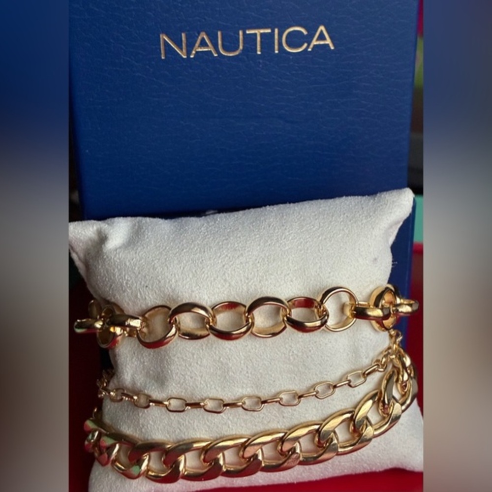Nautica Gold Bracelet Set